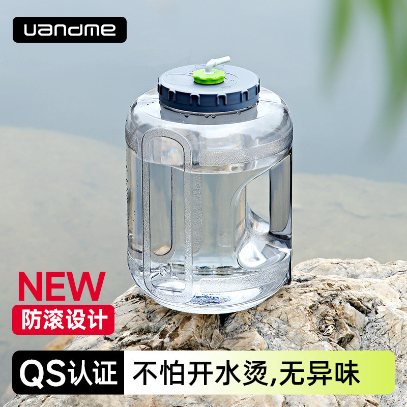 家用储水用纯净水桶空桶矿泉水手提食品级饮水机PC桶装水储水桶5L