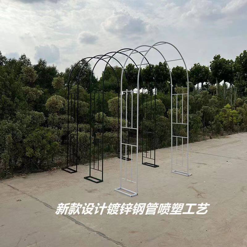 新款花架爬藤植物支架阳台户外铁艺月季庭院花园葡萄架侧门宽40cm