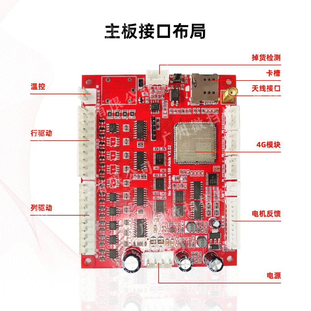 无人自动售货机主板成人格子柜自助售卖机主板带屏扫码饮料贩卖机