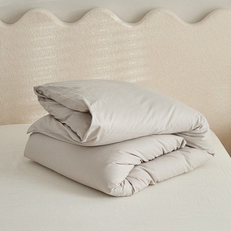 1s2j批发秋冬全棉100磨毛支纯色枕套床单床笠被套单双人合集单品