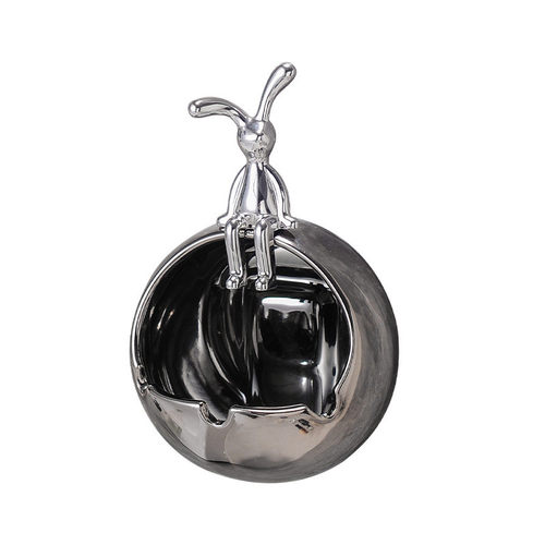 卫生间厕所烟灰缸壁挂式感免打孔家用商用烟缸大气上档次