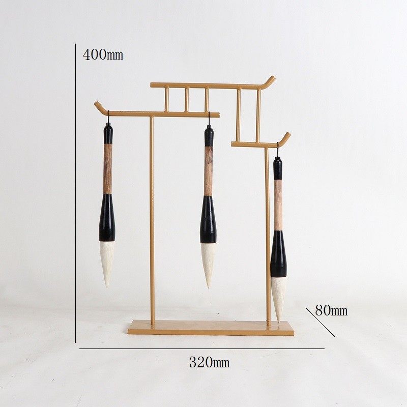 新中式毛笔架摆件客厅古风软装书房禅意办公桌玄关电视柜家居饰品,家居饰品,装饰摆件,淘宝优惠券,粉丝福利购,淘宝优惠卷