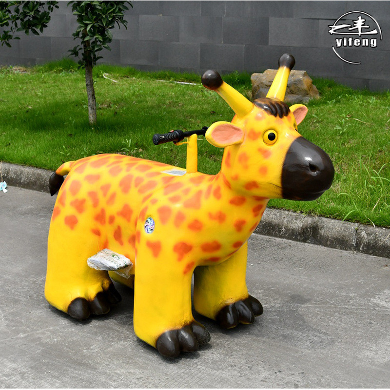 热销商场广场仿真坐骑儿童亲子恐龙模型电动骑乘跑跑车自贡恐龙厂