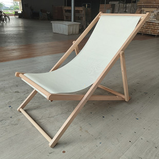 批发实木阳台日光浴午睡午休户外躺床夏天家用可折叠泳池沙滩躺椅