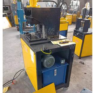 防盗网护栏剪角机铁方管框架折90度角折角用切角机方管冲角机