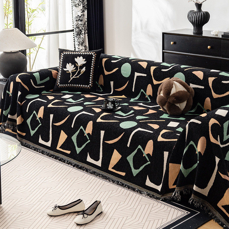 沙发巾高级感北欧风沙发全盖布一片式防猫抓防滑铺沙发耐脏巾套罩