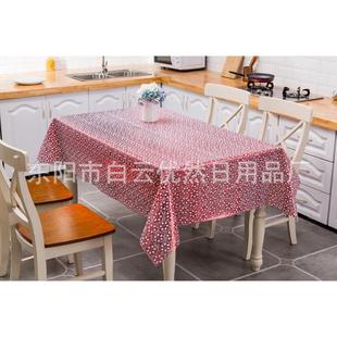 卷批发环保PVC彩底烫金桌布防水防油易清洗厂家直销 20M