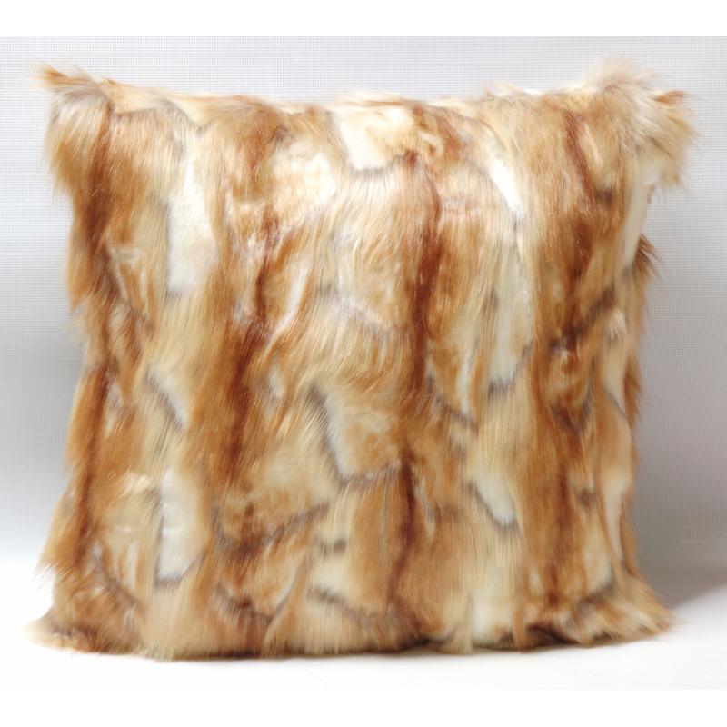 个性定制沙发靠垫套长毛床上抱枕毛绒汽车腰枕双面有靠枕拉链