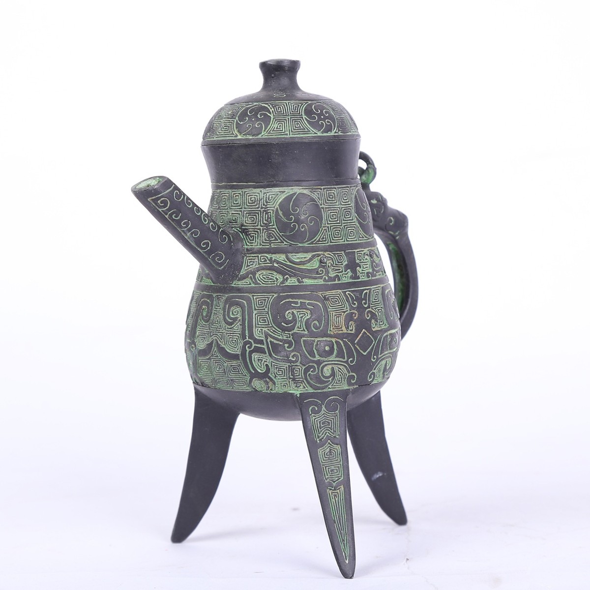a5l中式周汉唐制桌婚礼青铜酒壶风道具摆件博山炉沃舆礼器孔雀杯