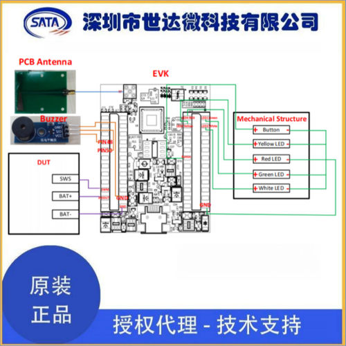 热销telink泰凌微下载凌程序下载板evk黑盒子烧录器tlsrgsocbk56b