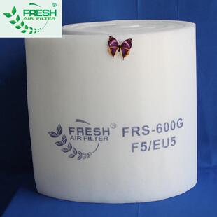 供应中效白色阻燃防火烤漆房空气过滤棉过滤棉空气过滤材料批发