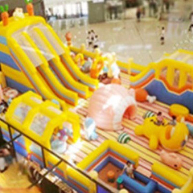 蹦床大型城堡充气娱乐城充气滑梯迷宫充气攀岩充气跳跳床定制