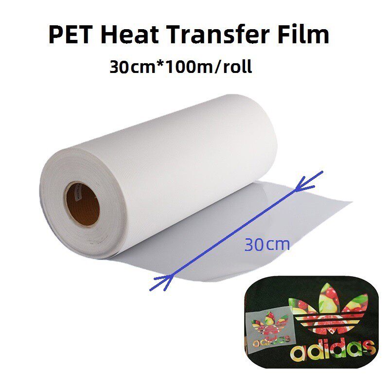 批发数码热转印柯式哑面撕胶片冷烫画热撕卷材白墨烫画打印膜