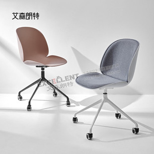 北欧电脑椅家用书桌椅书房旋转座椅靠背凳职员办公椅学习转椅舒适