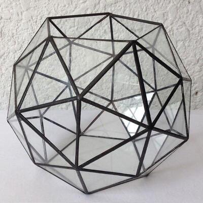 16027b包邮!几何玻璃花房花房玻璃植物花房摆件多肉玻璃小微景观