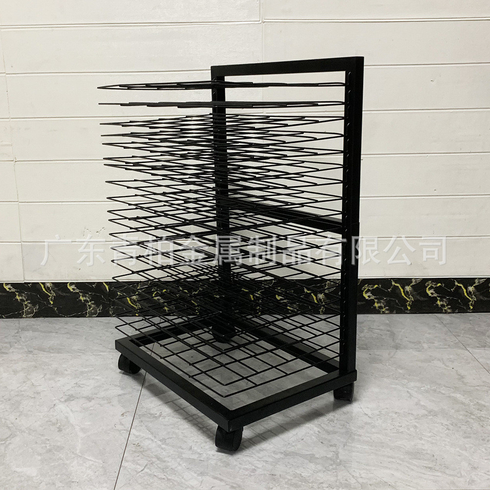 便利店文具店画纸展示架画室晾卡纸包装纸收纳架报刊画架置物架