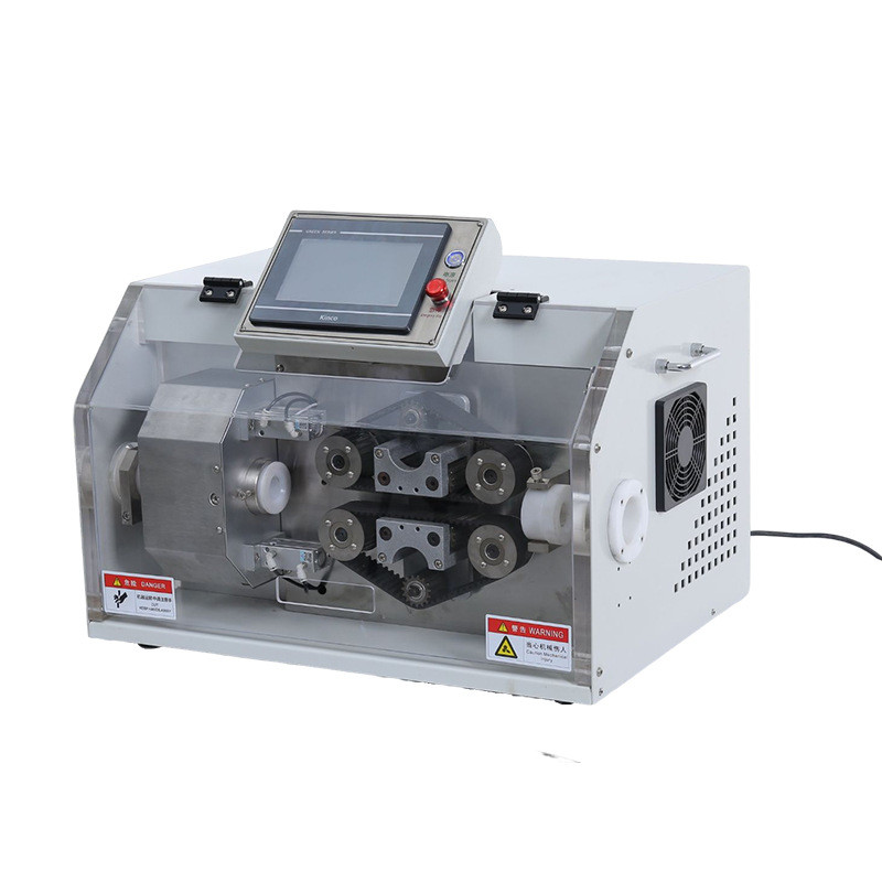 尼龙管旋转切管机刀hw-b30x全自动plc触摸屏电脑旋转刀切管机