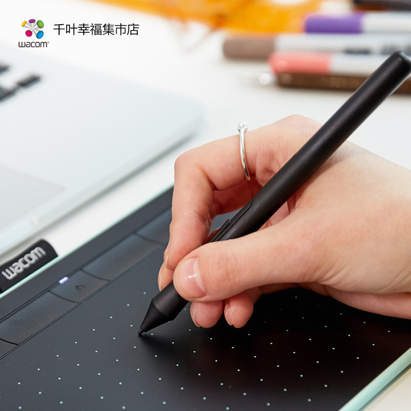 热销wacomctl4100/6100/wl原装笔压感lp1100支持4096级手绘数位板