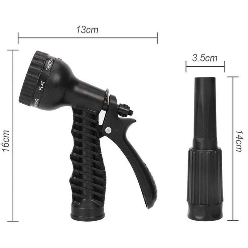 缠结花园水管管户外金属水管带双喷嘴不会扭结和不锈钢灵活便携