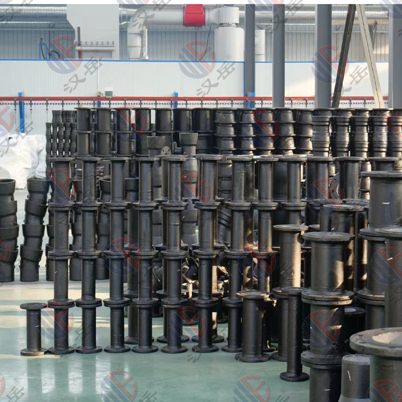 球墨铸铁三通全承三通承口丁字管管件墨管道改道球胶圈连接