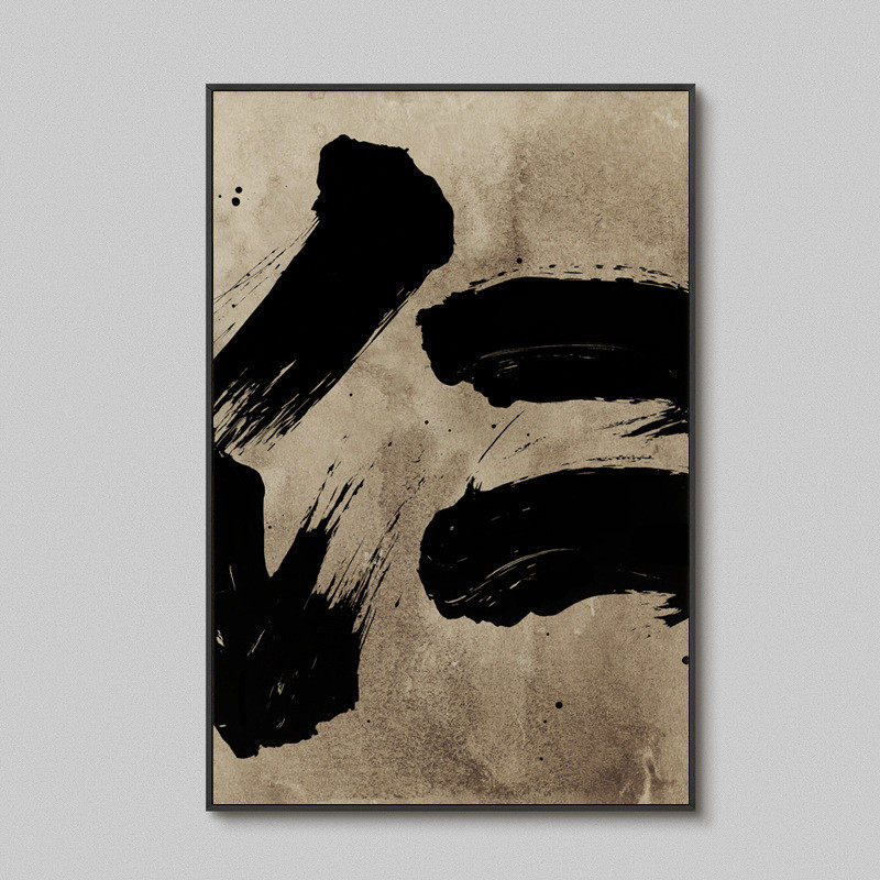 新中式餐厅包厢柜书房书法大幅字画挂画民宿茶室禅意装饰画摆画