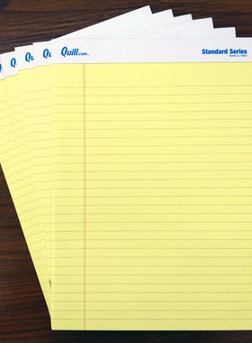 美式拍纸本mead黄色上竖翻易撕线笔记事手帐本便签草稿纸A4A5包邮