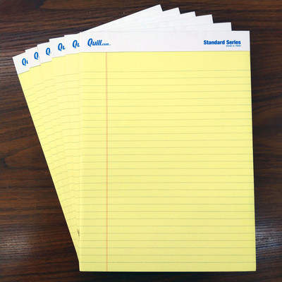 美式拍纸本mead黄色上竖翻易撕线笔记事手帐本便签草稿纸A4A5包邮