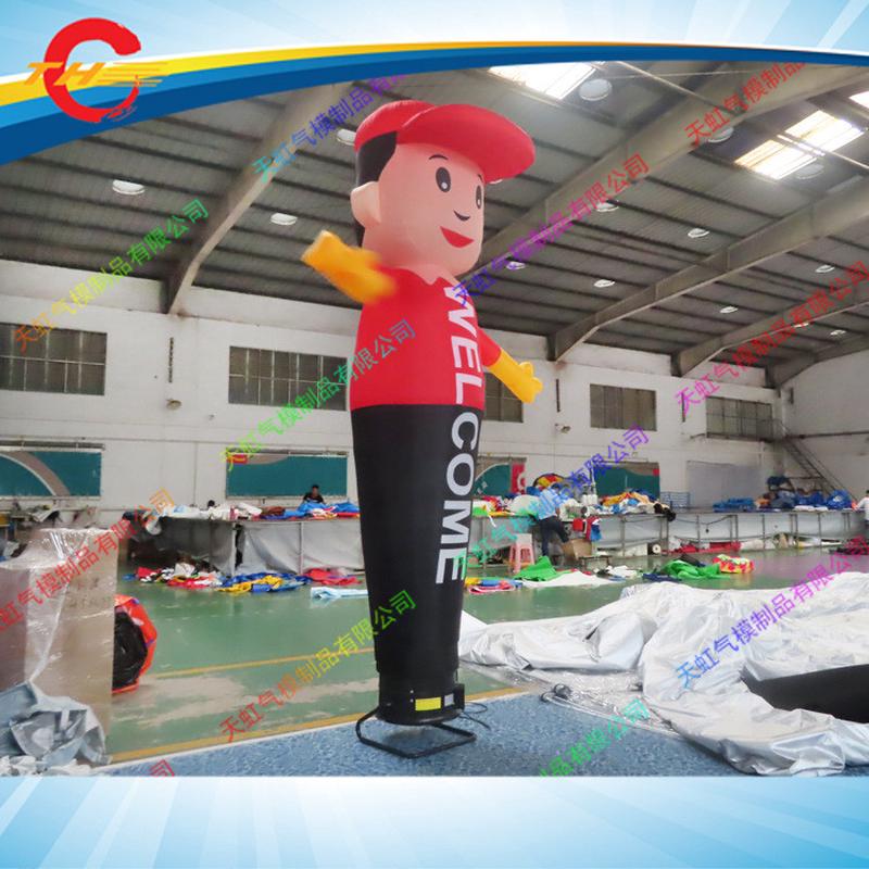 热销红色跳舞人气模开业庆典广告促销混空中充气批舞者