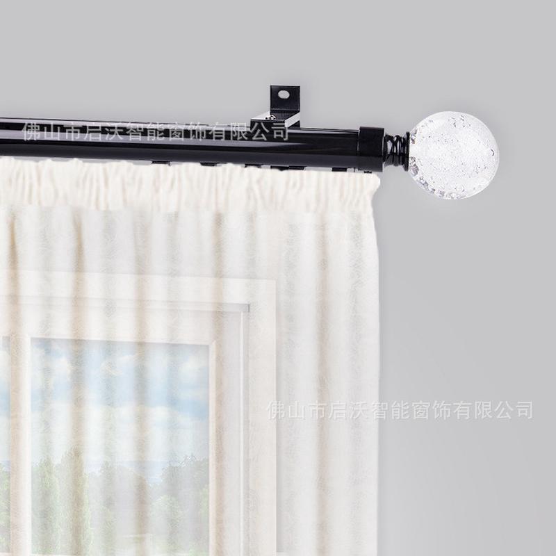 【批发热卖加新款任意】支架窗帘杆罗马杆轨道二合一窗帘双轨导轨