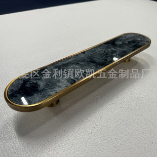 不锈钢拉手加厚中式玻璃门拉手欧凯定制大理石简约别墅玻璃门把手