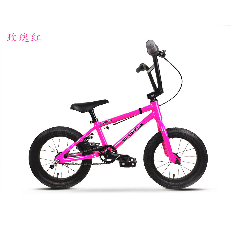 热销儿童14寸BMX小轮车表演车越野技巧车攀爬竞速自行车OEM