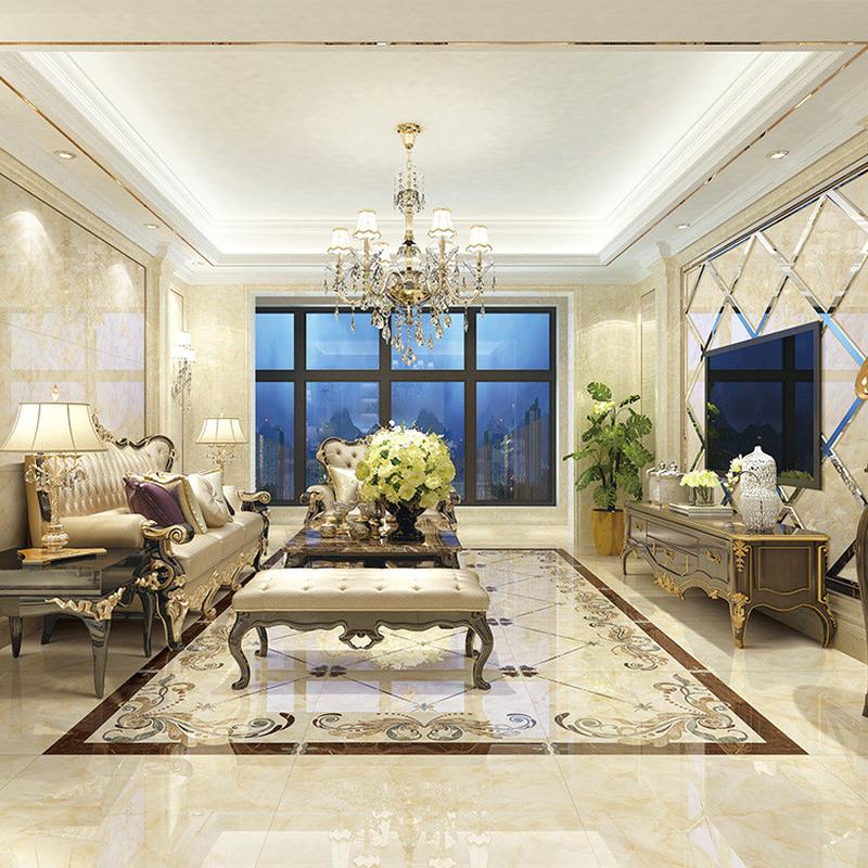 拼花瓷砖玄关走廊过道入户客厅800x800酒店大堂别墅地板砖arttil