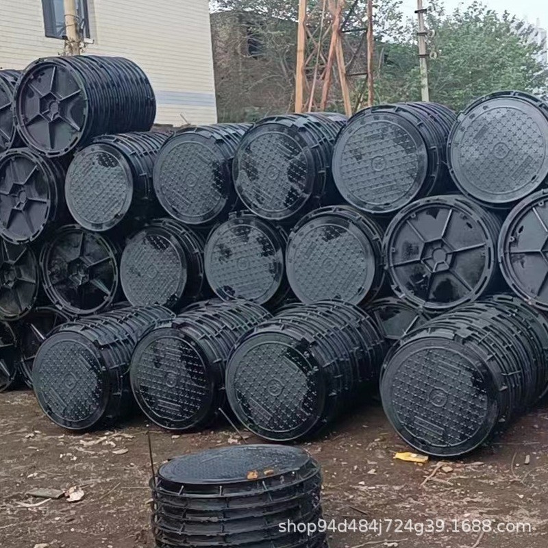 热销井盖直发球墨铸铁凹井下沉式隐形井盖圆形装饰厂家球墨铸铁井