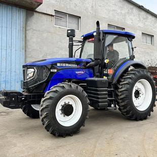 热销液压转向双沃雷强压704四轮拖拉机力王504农用拖拉机