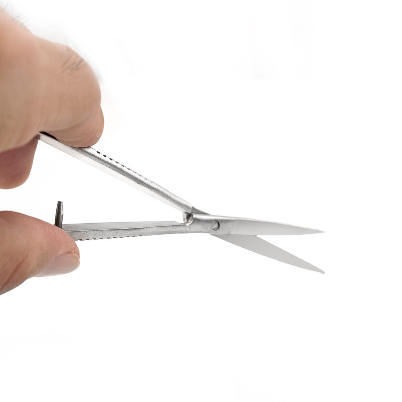 弹簧水草剪鱼缸造景维护工具不锈钢弹簧剪水族剪刀水族用品