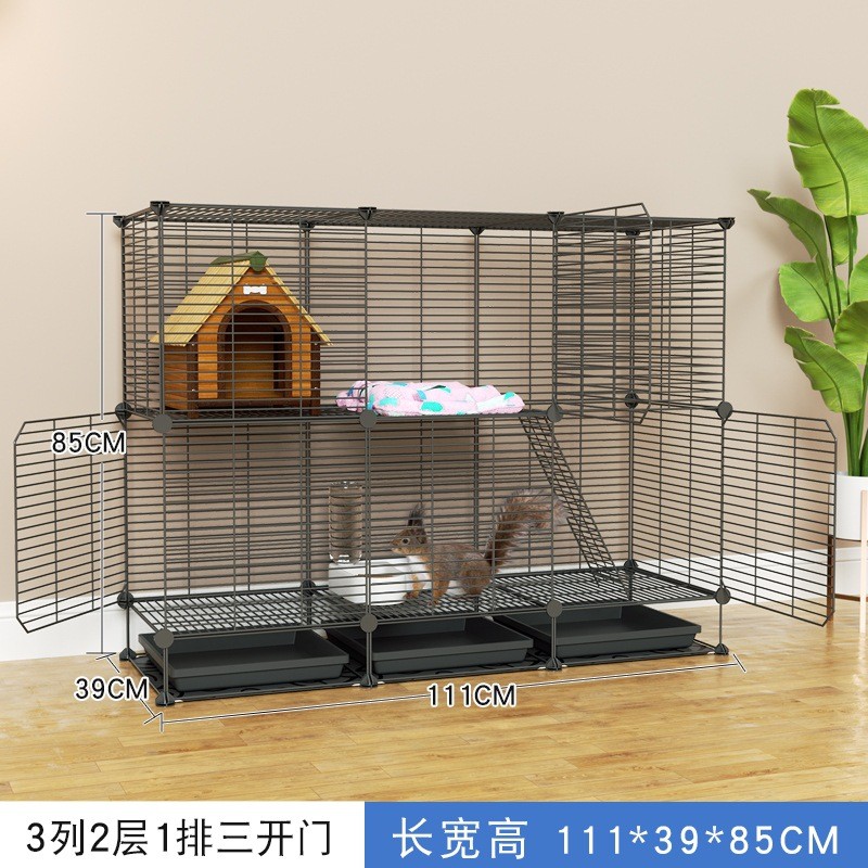 笼奶茶店柜笼松鼠笼子三层魔王别墅宠物店繁殖貂笼宠物宠物医院猫