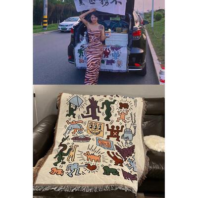 a947后备箱摆摊集市挂布垫布街边装饰布置广告布招牌横幅提拉米苏