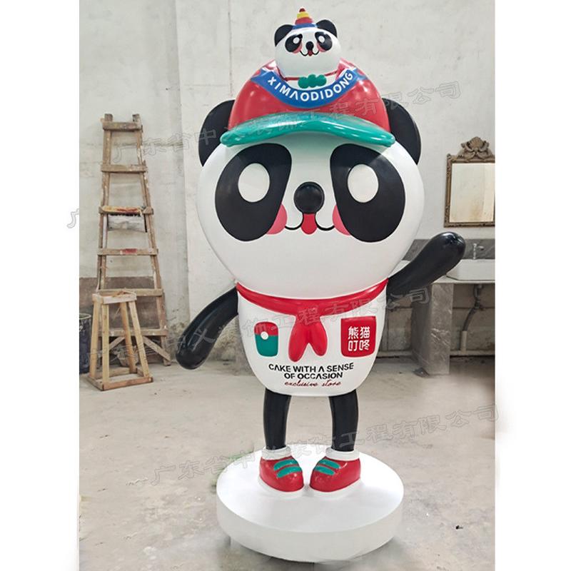 玻璃钢雕塑户外广场大型创意卡通人物造型ip动物景观摆件装饰雕像