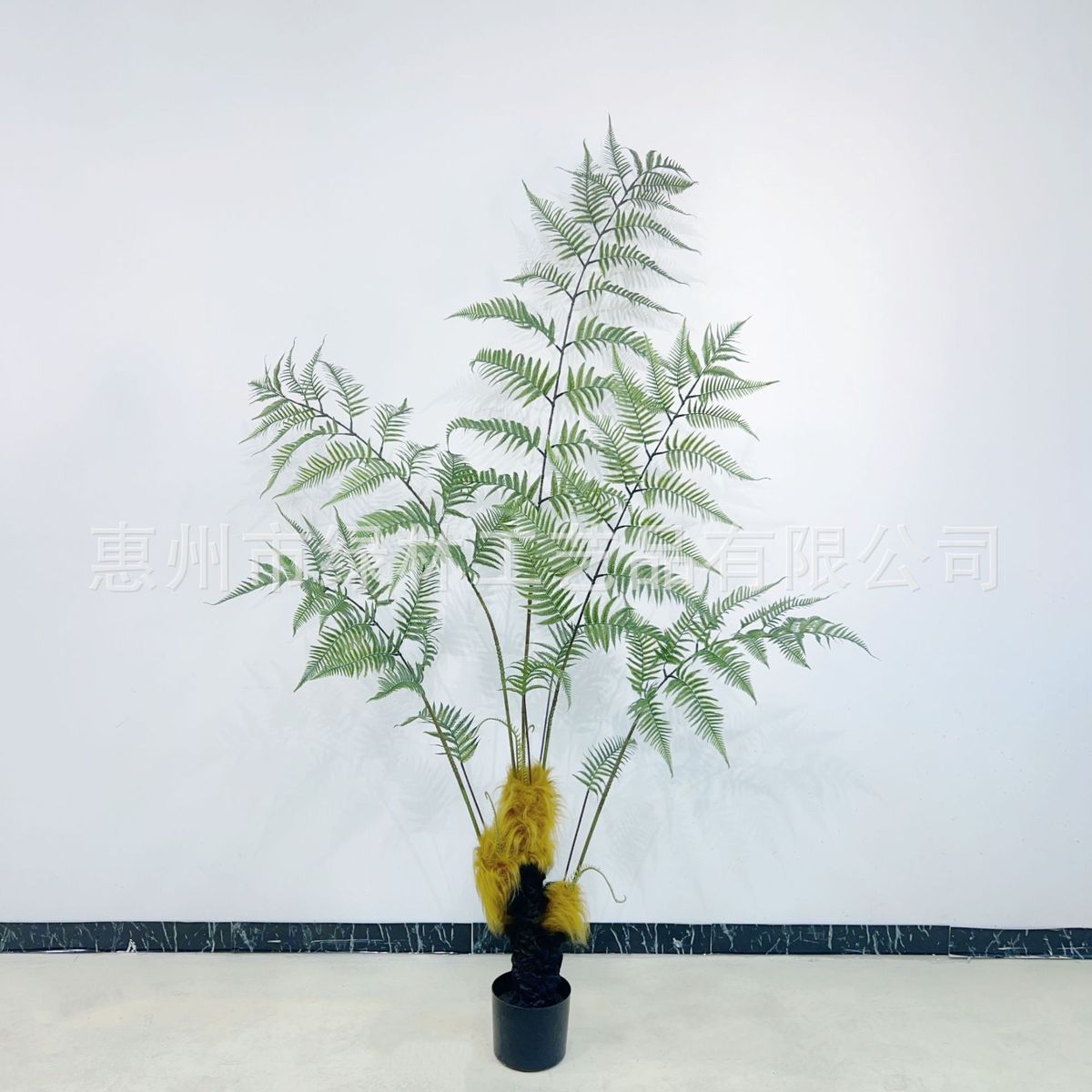 仿真经典猴头蕨蕨盆景中式简约风格蕨草猴头树树苔藓景观搭配仿绿