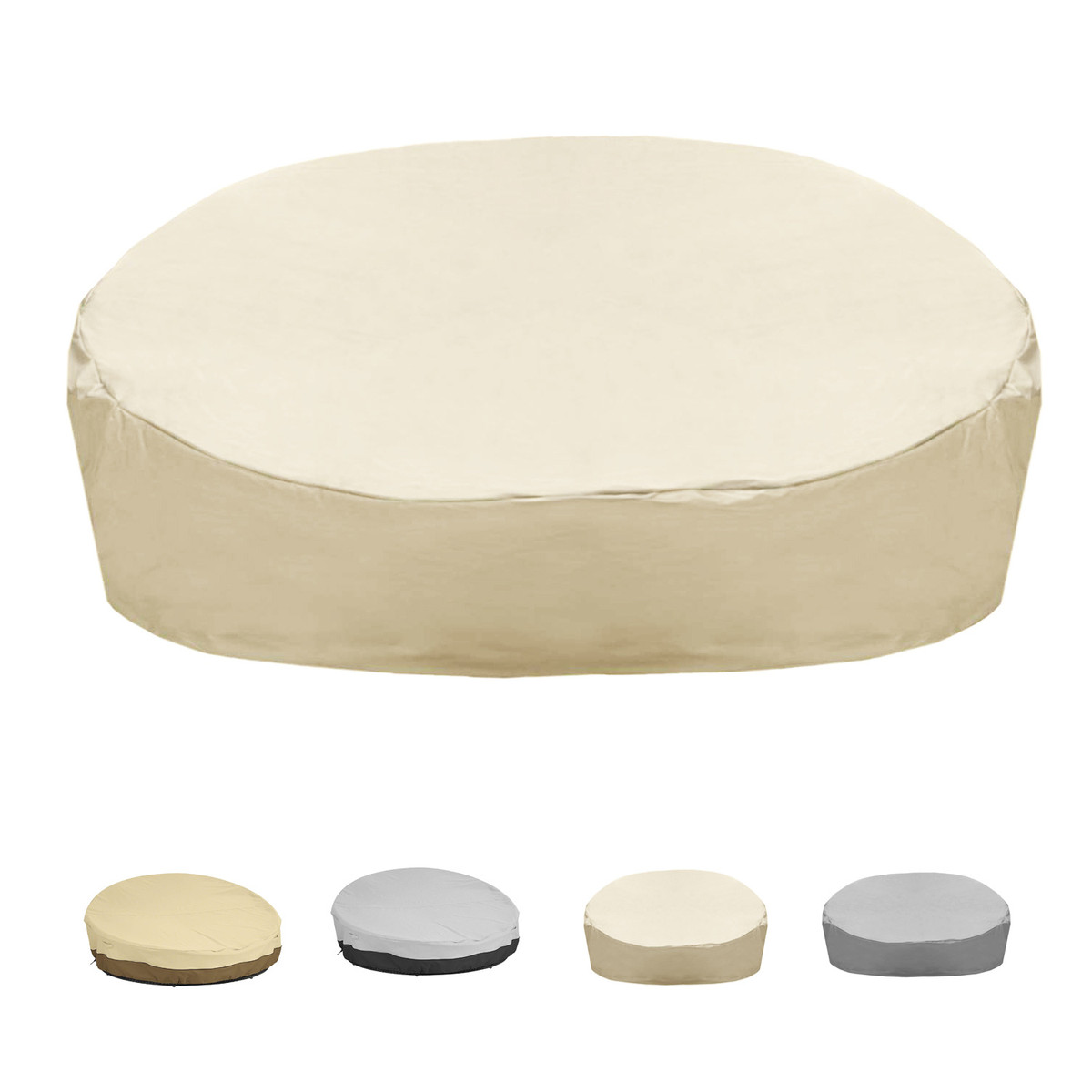 保批发户外沙发床罩圆形沙发厂家护罩花园防水户外家具防尘沙发罩