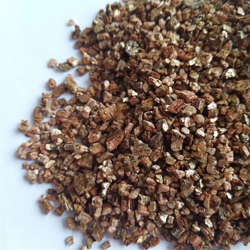 育苗3-6mm蛭石保温娃娃蛭石粉防火涂料膨胀蛭石隔音防火草蛭石