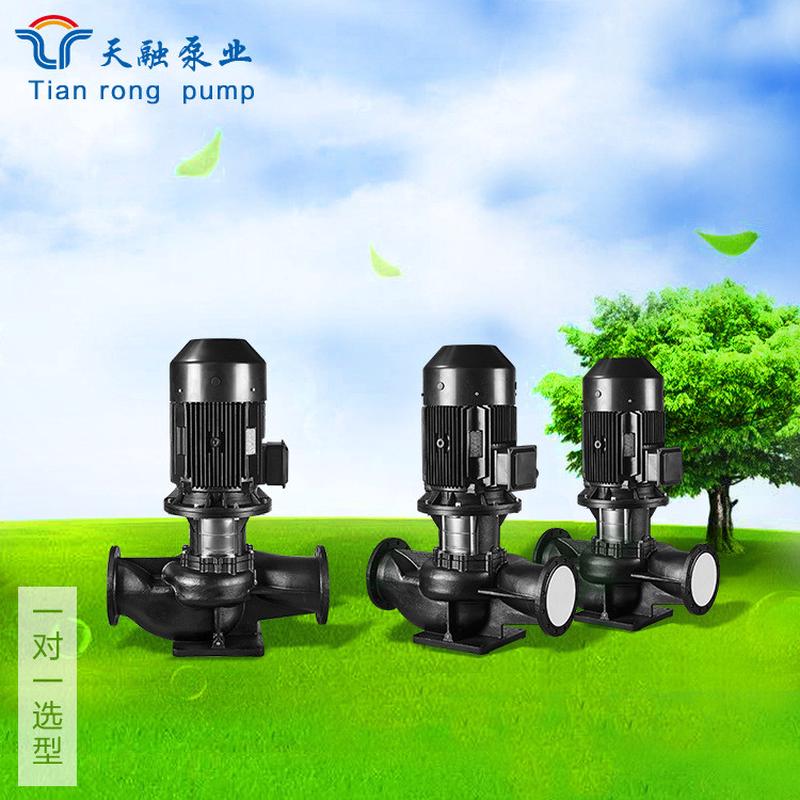 山东天融 暖通循环泵TD分体便拆博山管道泵 现货TD管道增压泵铸铁