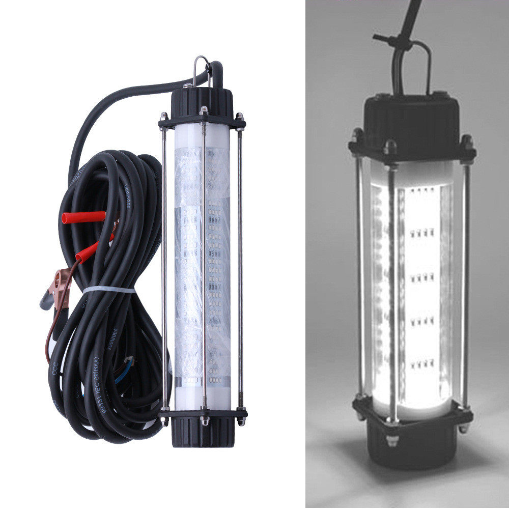 led大功率水下诱鱼灯120w180w高品质夜钓集鱼灯防水鱼引器