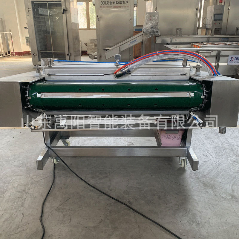 真空包装机玉米全自动连续滚动式真空包装机可倾斜真空封口设备