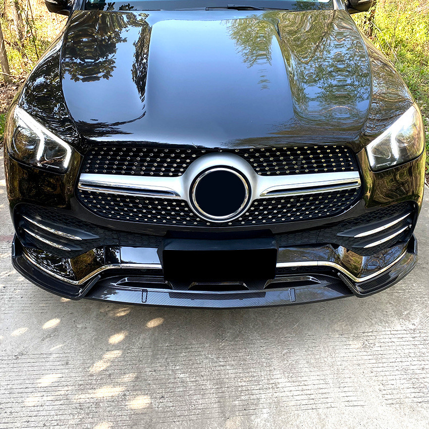 适用奔驰GLE级 W167 C167 2019-2023 AMG 前杠前唇前铲外饰改装