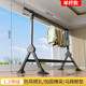 折叠不锈钢晾衣架落地凉阳台卧室室外室内家用伸缩杆式 晒被子
