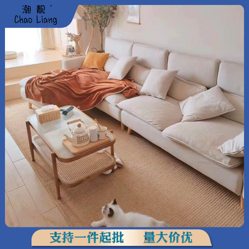剑麻垫仿日式地毯地垫圆形色卧室入户客厅民宿铺加厚猫抓电商图片