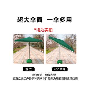 太阳伞遮阳伞大型户外摆摊大号雨伞商用折叠庭院伞广告可订斜新品