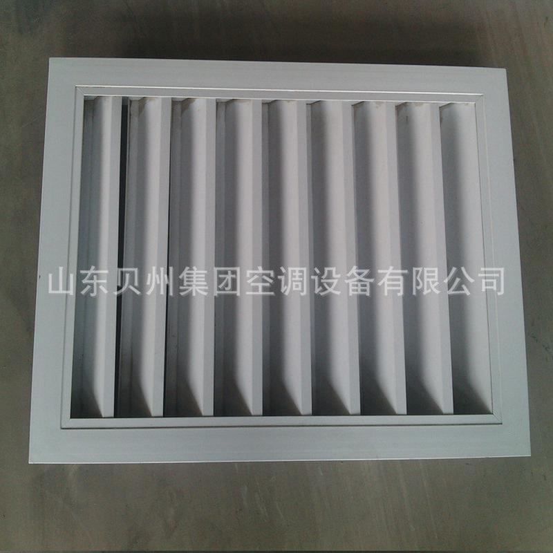 厂家批发铁制百叶出风口单层可调防雨百叶风口铝合金自垂百叶窗