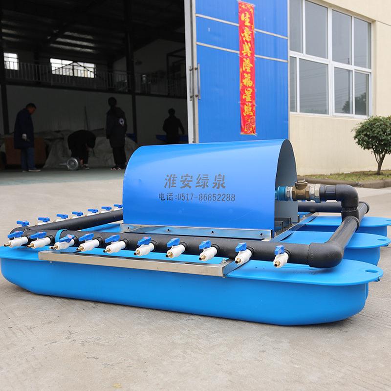 厂家曝气浮船式曝气增氧机河道景观水治理供应机河道治理机